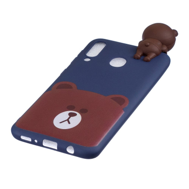 Samsung A30/A20 mėlyna nugarėlė Brown Bear 4D 3