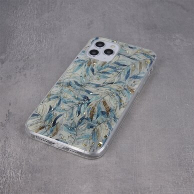 Samsung A32 5G Gold Glam Boho Leaves nugarėlė 3
