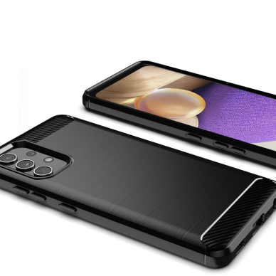 Samsung A32 5G juoda LYGCARBON nugarėlė 2