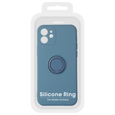 Samsung A32 5G mėlyna VENNUS SILICONE RING nugarėlė 1