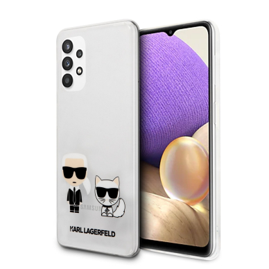 Samsung A32 5G skaidri KARL LAGERFELD nugarėlė KLHCA32CKTR Samsung A32 5G skaidri KARL LAGERFELD nugarėlė KLHCA32CKTR