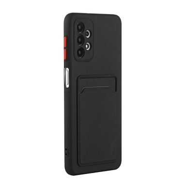 Samsung A32 Tracy juoda nugarėlė SOLID WITH CARD SLOT 2