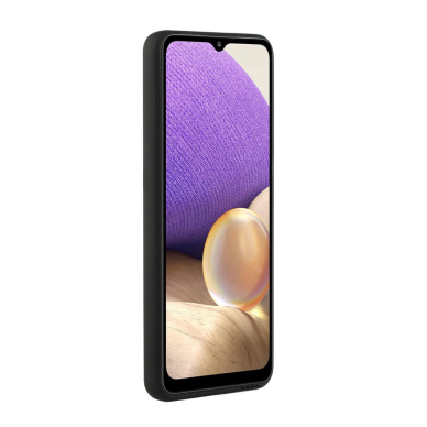 Samsung A32 Tracy juoda nugarėlė SOLID WITH CARD SLOT 3