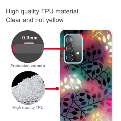 Samsung A32 Tracy nugarėlė Black Leaf 3