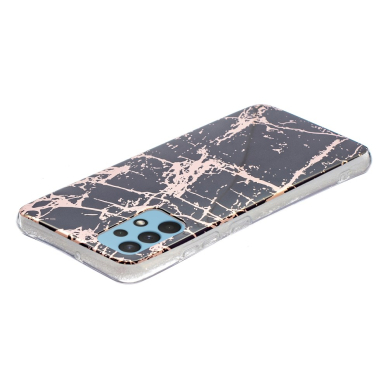 Samsung A32 Tracy nugarėlė Black&gold Marble+ 2