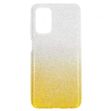 Samsung A33 5G aukso spalvos GLITTER3 nugarėlė 1
