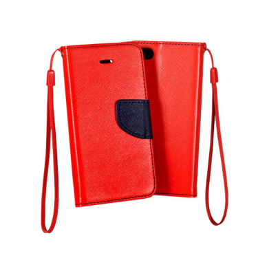 Samsung A33 5G raudonas Fancy Diary dėklas