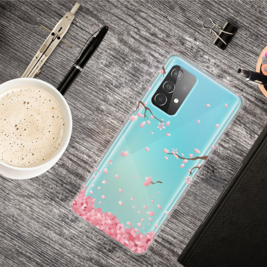 Samsung A33 5G Tracy clear nugarėlė Falling Flowers 1