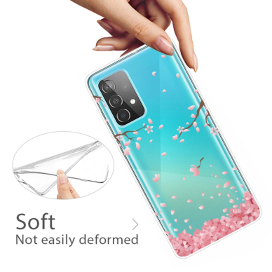 Samsung A33 5G Tracy clear nugarėlė Falling Flowers 2