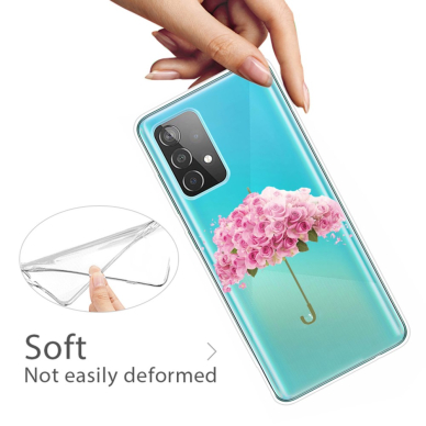Samsung A33 5G Tracy clear nugarėlė Falling Flowers 3