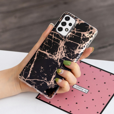 Samsung A33 5G Tracy nugarėlė Black&Gold Marble 2