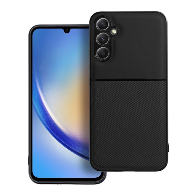 Samsung A34 5G juoda NOBLE nugarėlė