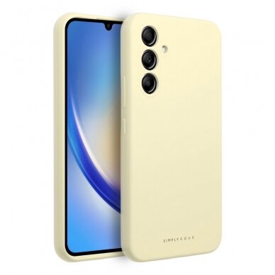 Samsung A34 5G Light yellow ROAR CLOUDSKIN nugarėlė 6