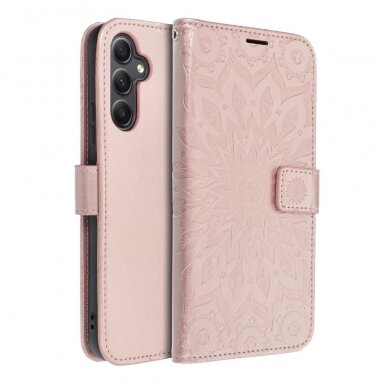 Samsung A34 5G MEZZO rausvas Mandala dėklas 11