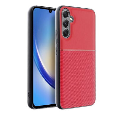 Samsung A34 5G raudona NOBLE nugarėlė 1