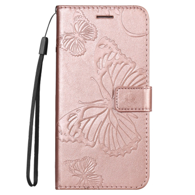 Samsung A34 5G rausvas Tracy K.FLEXI dėklas Butterflies 5