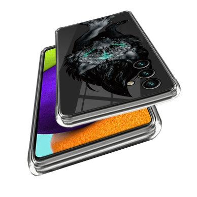 Samsung A34 5G Tracy clear nugarėlė Fierce Wolf 1