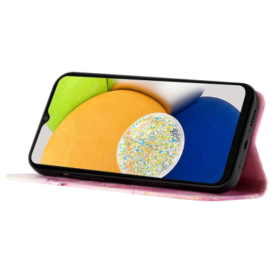 Samsung A54 5G Tracy fashion dėklas Marble Pink/Purple/Gold 1