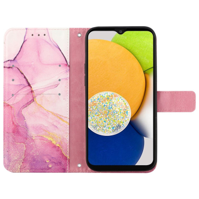 Samsung A54 5G Tracy fashion dėklas Marble Pink/Purple/Gold 2