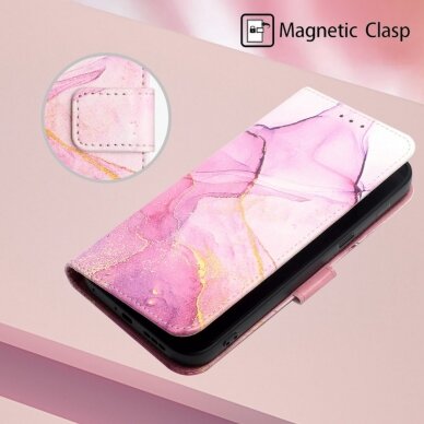 Samsung A54 5G Tracy fashion dėklas Marble Pink/Purple/Gold 3