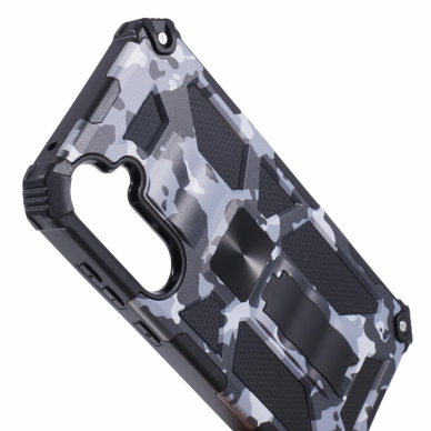 Samsung A35 5G black camouflage ARMOR METAL nugarėlė 6