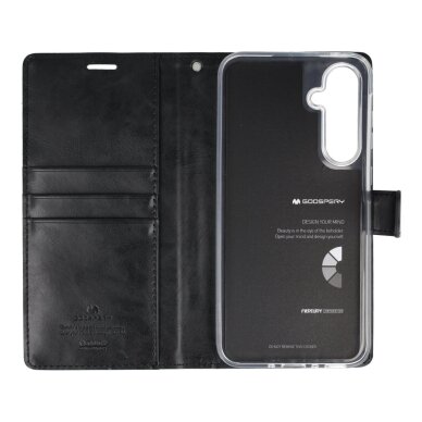 Samsung A35 5G black MERCURY BLUE MOON2 dėklas 1