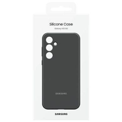 Samsung A35 5G black original Silicone nugarėlė EF-PA356TBEGWW 2