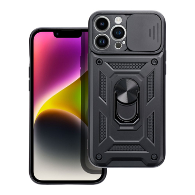 Samsung A35 5G black RING ARMOR WITH CAMSHIELD nugarėlė 4