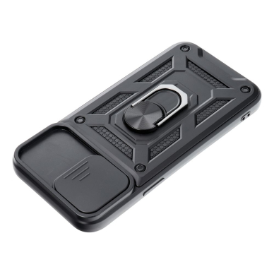 Samsung A35 5G black RING ARMOR WITH CAMSHIELD nugarėlė 6