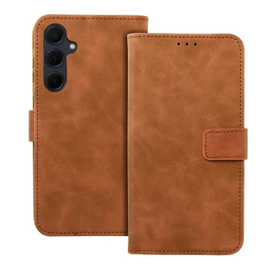 Samsung A35 5G brown VELVET dėklas 9