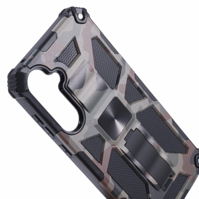 Samsung A35 5G green camouflage ARMOR METAL nugarėlė 6