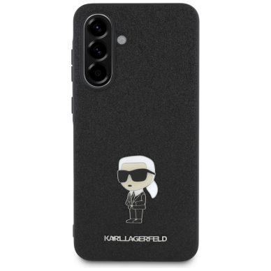 Samsung A36 5G Black Fixed Glitter Ikonik Metal Pin KARL LAGERFELD nugarėlė 1