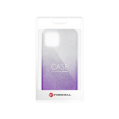 Samsung A41 violetinė GLITTER3 nugarėlė 4