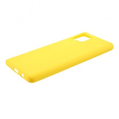 Samsung A42 5G geltona MAT+ nugarėlė 4