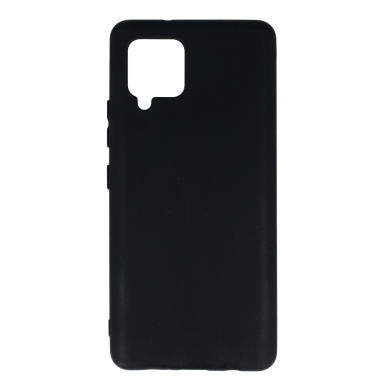 Samsung A42 5G juoda SILICONE LITE nugarėlė