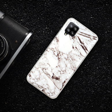 Samsung A42 5G Tracy nugarėlė White Marble 6