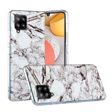 Samsung A42 5G Tracy nugarėlė White Marble 1