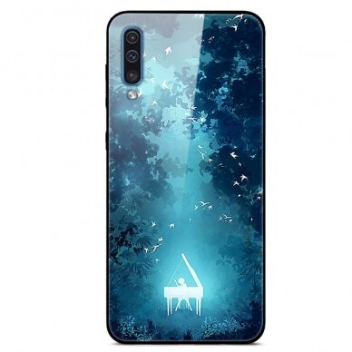 Samsung A50 picture glass nugarėlė Forest Piano