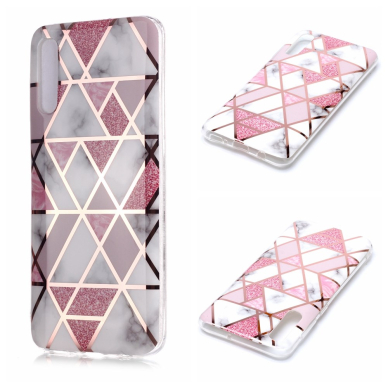 Samsung A50 Tracy nugarėlė Geometric pink marble