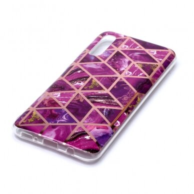 Samsung A50 Tracy nugarėlė Geometric purple marble 2