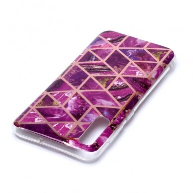 Samsung A50 Tracy nugarėlė Geometric purple marble 3