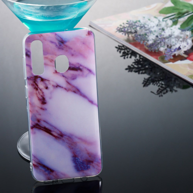 Samsung A50 Tracy nugarėlė Purple Marble 4