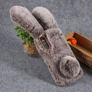 Samsung A50/A30S brown nugarėlė Fluffy rabbit 1