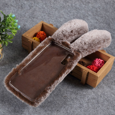 Samsung A50/A30S brown nugarėlė Fluffy rabbit 2