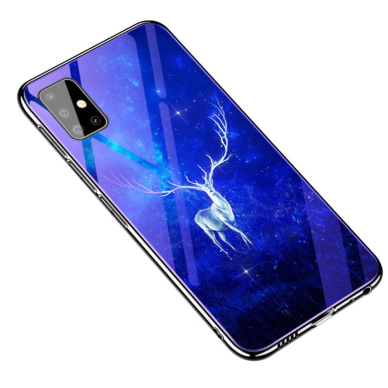 Samsung A51 BLUE RAY GLASS nugarėlė Elk 1