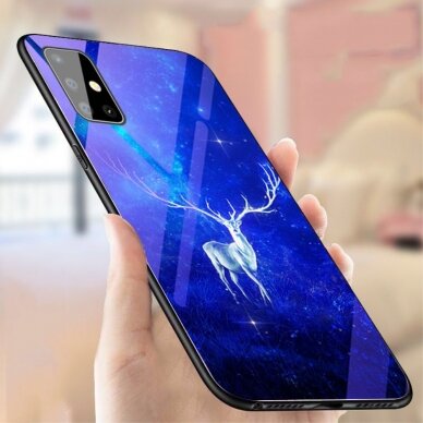 Samsung A51 BLUE RAY GLASS nugarėlė Elk 2