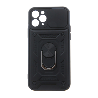 Samsung A51 juoda RING ARMOR WITH CAMSHIELD nugarėlė 1