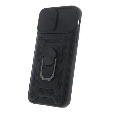 Samsung A51 juoda RING ARMOR WITH CAMSHIELD nugarėlė 2