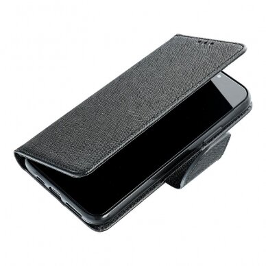 Samsung A51 juodas FANCY DIARY dėklas 3