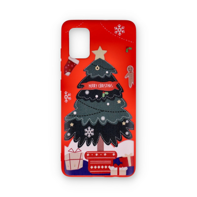Samsung A51 raudona nugarėlė Christmas Tree Design 6 1